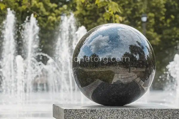 Большие шары из натурального камня из гранита изготовление шара