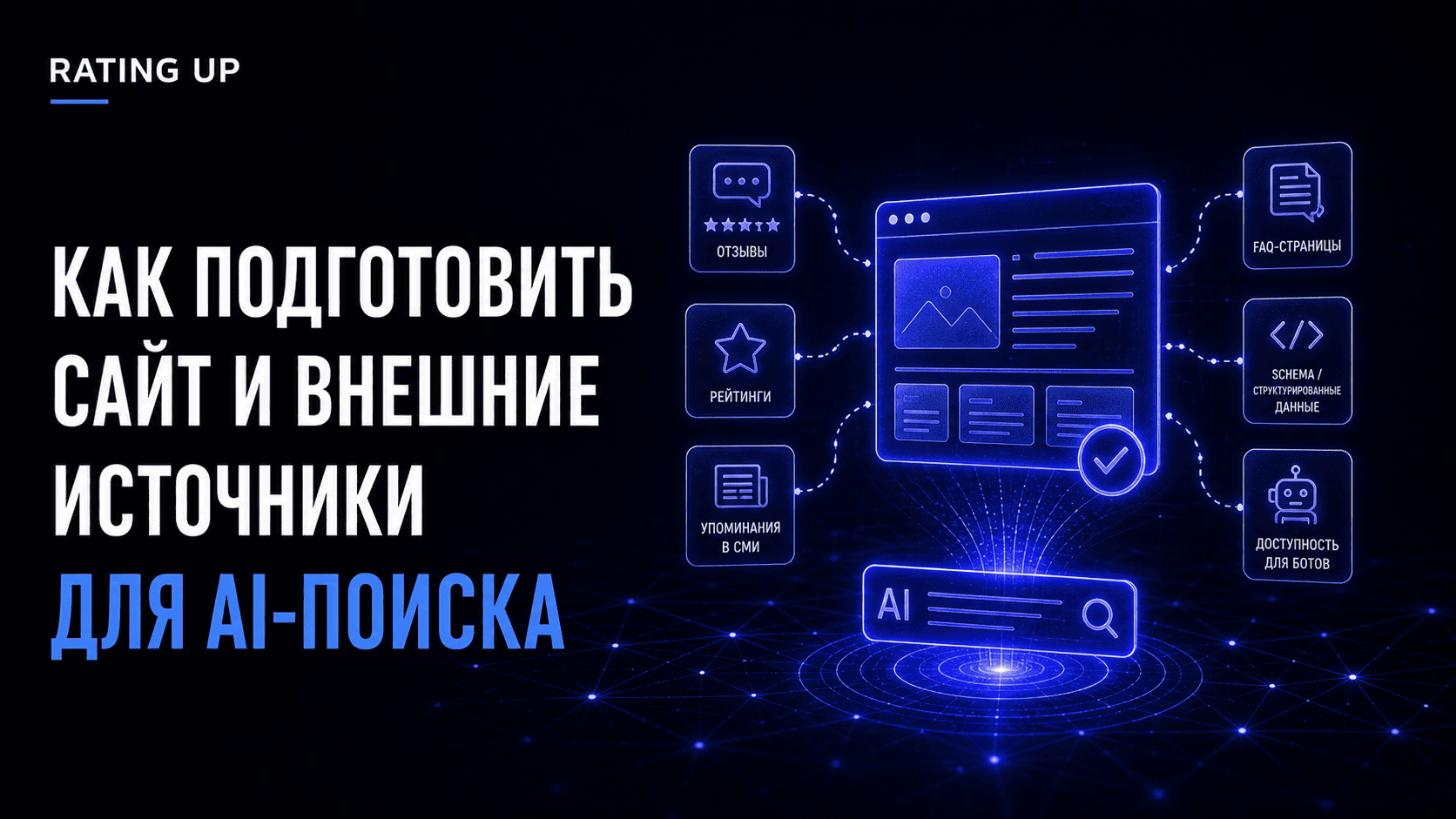 Как подготовить сайт и внешние источники для AI-поиска Как подготовить сайт и внешние источники для AI-поиска