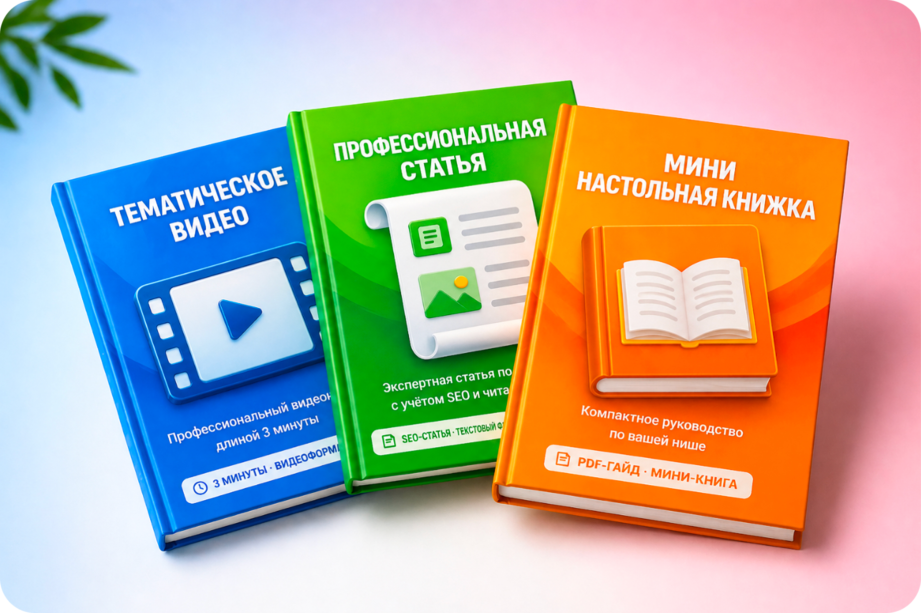 3 в 1 — Видео, статья, мини-книжка