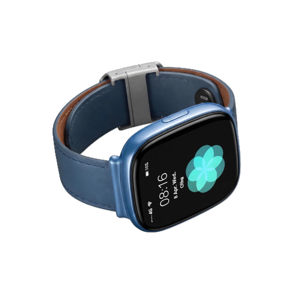 A health watch with artificial intelligence (AI) and a non-invasive glucometer, ACCO. Buy a noninvasive glucometer. Monitor your blood sugar and diabetes.