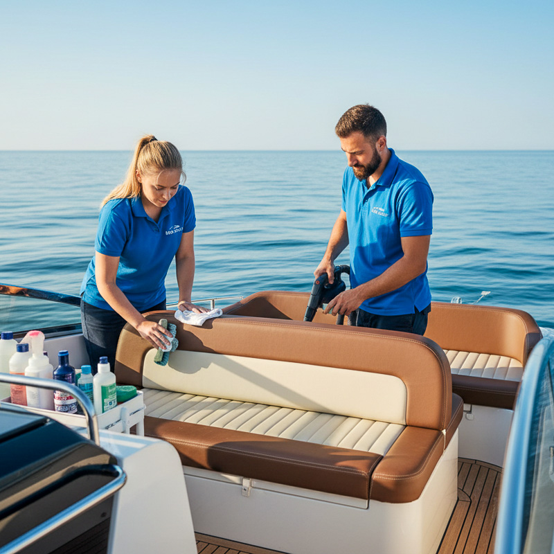 Чистка палубы и салона яхты — Чистый Баланс