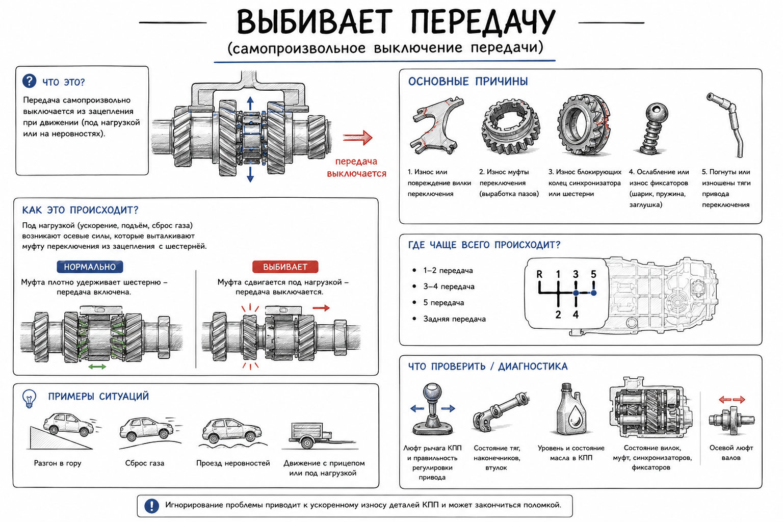 гул при движении