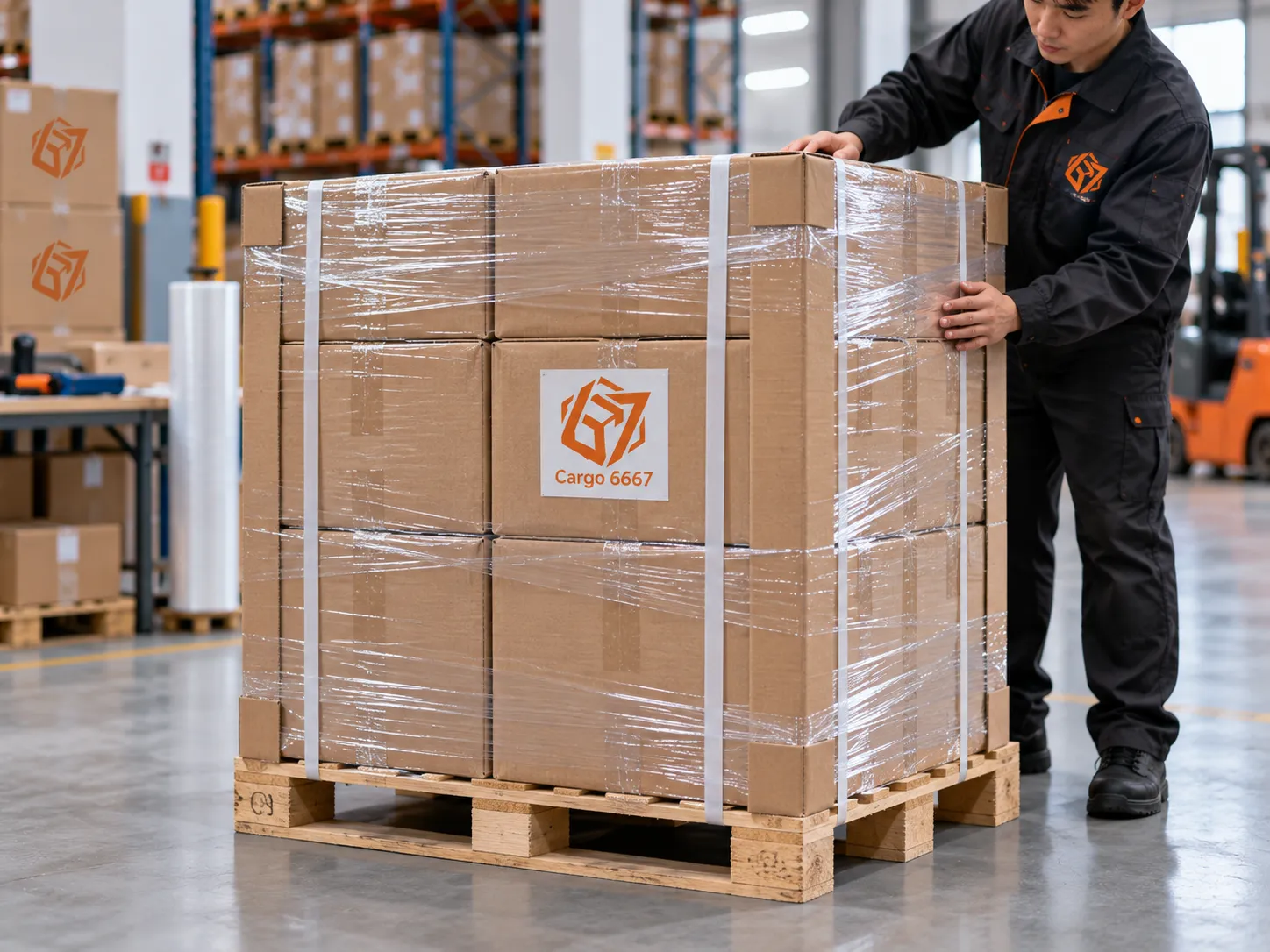 Груз Cargo 6667 после упаковки
