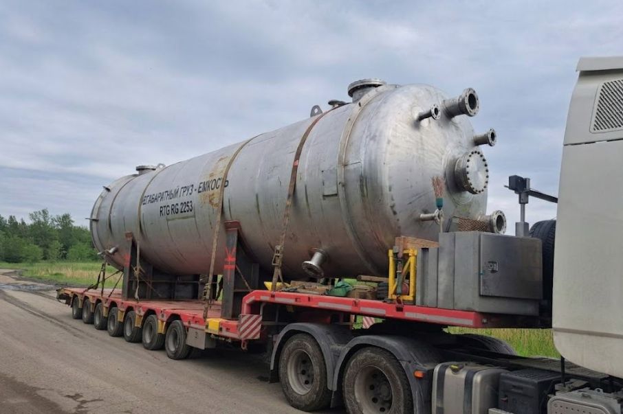 Перевозка негабаритных емкостей
