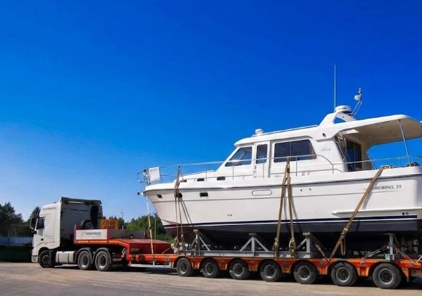 Перевозка яхт и катеров тралом