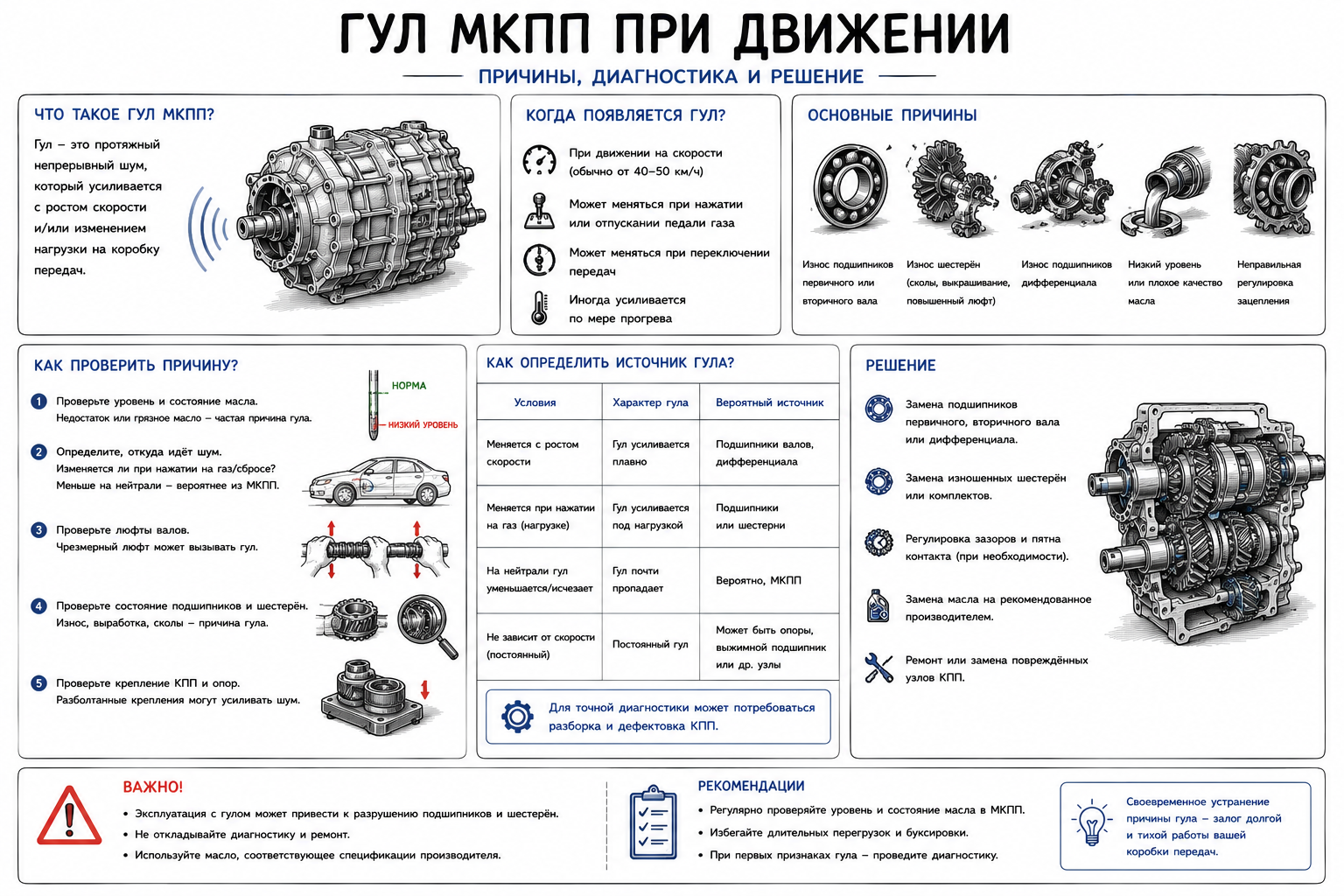 гул при движении
