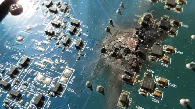 Ремонт материнской платы компьютера после скачка напряжения Ремонт материнской платы компьютера после скачка напряжения