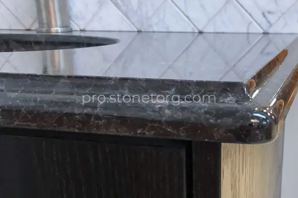 Столешница для ванной из натурального камня из гранита изготовление