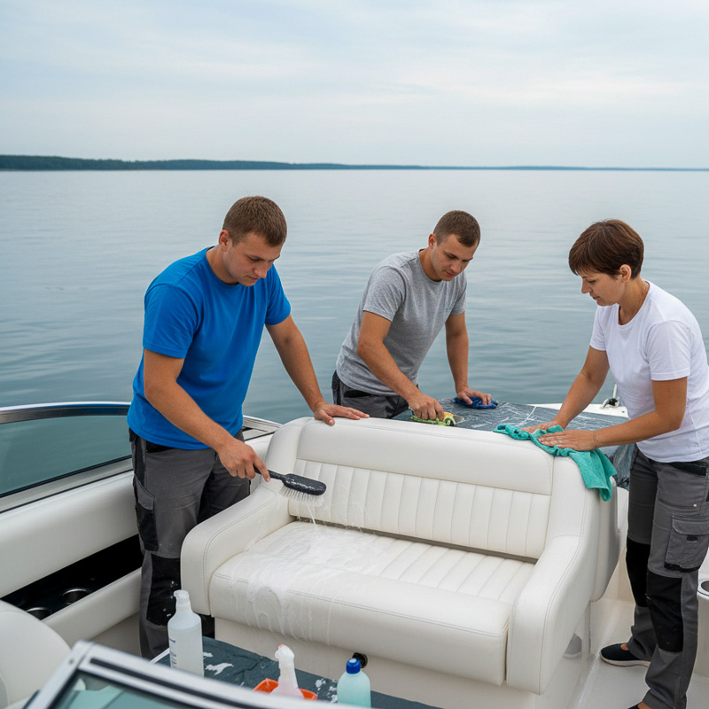 Уборка яхты в СПб — Чистый Баланс