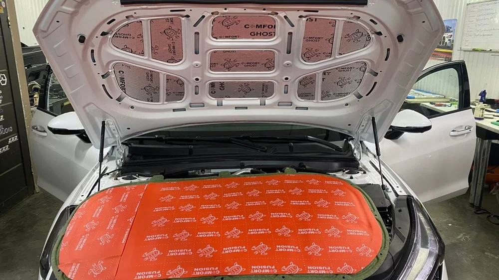 шумоизоляция капота авто шумоизоляция капота авто